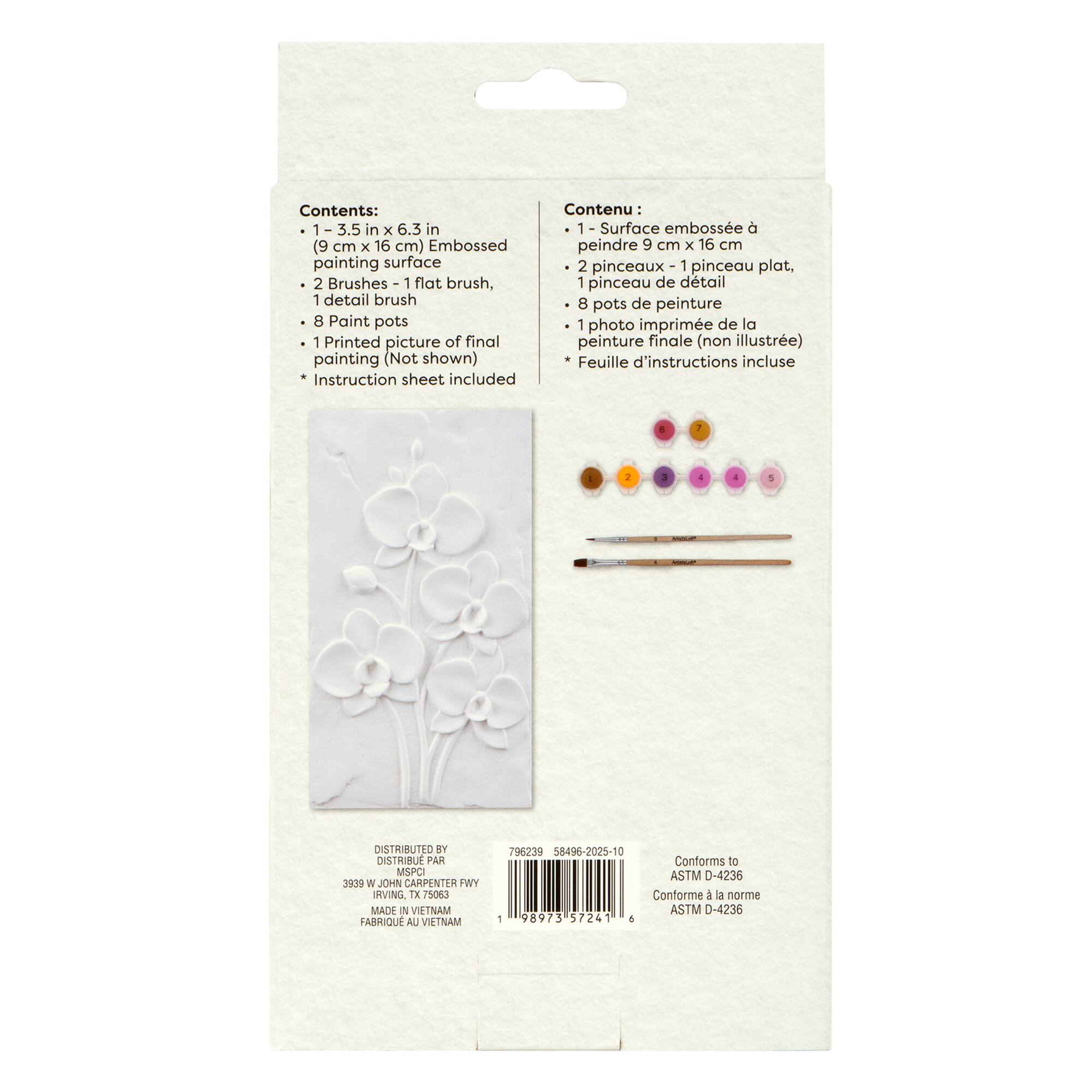 Orchids Relief Painting Kit by Artist's Loft®